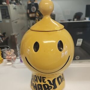 McCoy Smiley Face Cookie Jar